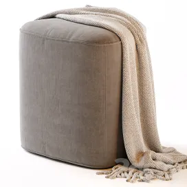 Pebble ottoman small